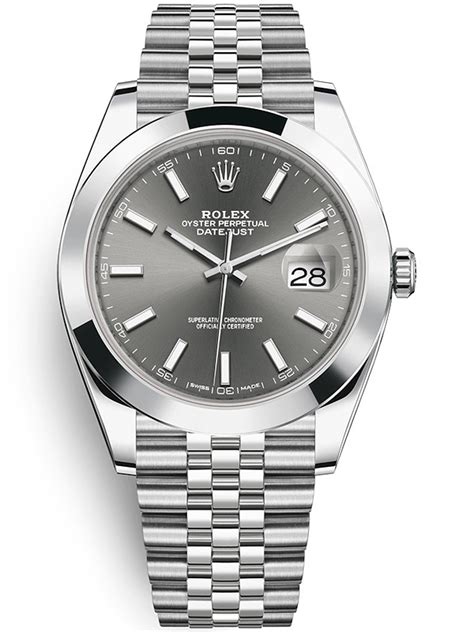 rolex datejust 41 rhodium smooth bezel|Rolex Datejust 41 price uk.